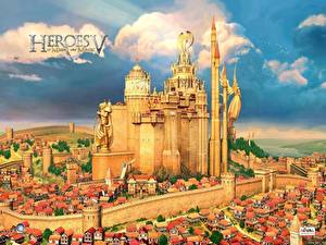 Bureaubladachtergronden Heroes of Might and Magic Heroes V videogames