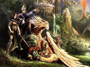 Desktop hintergrundbilder Witchblade Fantasy