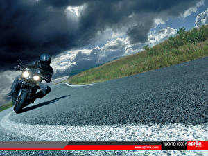Hintergrundbilder Supersportler Aprilia Motorrad
