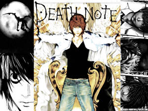 Bureaubladachtergronden Death Note