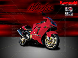 Tapety na pulpit Motocykl sportowy Kawasaki motocykl