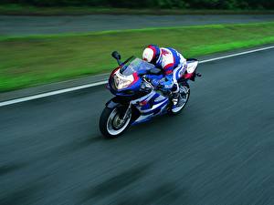 Papel de Parede Desktop Motos esportivas Suzuki Motocicleta