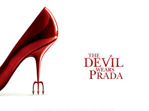 Fotos Der Teufel trägt Prada High Heels Dreizack Film