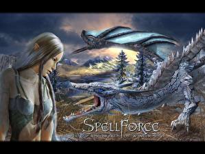 Desktop hintergrundbilder SpellForce Spellforce: The Breath of Winter computerspiel