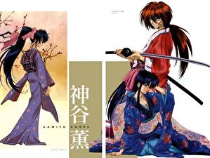 Bureaubladachtergronden Rurouni Kenshin