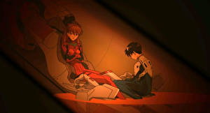 Bakgrundsbilder på skrivbordet Neon Genesis Evangelion Anime