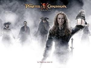 Bureaubladachtergronden Pirates of the Caribbean Pirates of the Caribbean: At World's End Keira Knightley film