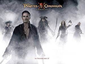 Papel de Parede Desktop Piratas das Caraíbas Pirates of the Caribbean: At World's End Orlando Bloom Filme