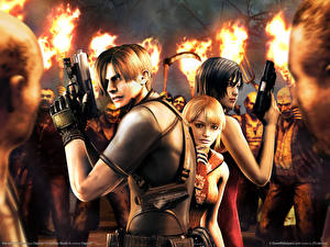 Tapety na pulpit Resident Evil Resident Evil 4 Gry_wideo