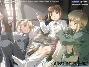 Bakgrundsbilder på skrivbordet Gunslinger Girl