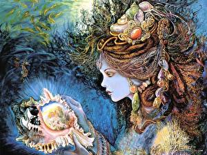 Tapety na pulpit Josephine Wall Fantasy