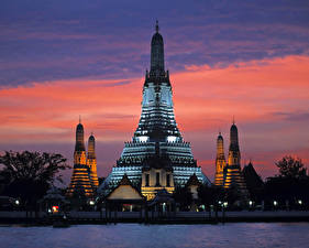 Картинки Известные строения Таиланд Города