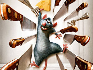 Fondos de escritorio Disney Ratatouille Cuchillo Dibujo animado