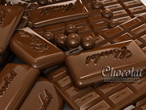 Papel de Parede Desktop Doçarias Chocolate Barra de chocolate Alimentos