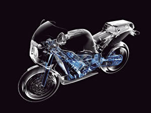 Image Black background Motorcycles