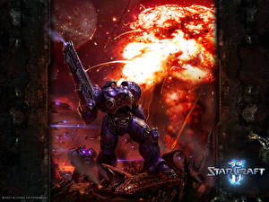 Bureaubladachtergronden StarCraft StarCraft 2 videogames