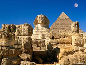 Bakgrunnsbilder Kjente bygninger Egypt Pyramide Byer