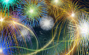 Sfondi desktop Giorno festivo Fuochi d'artificio