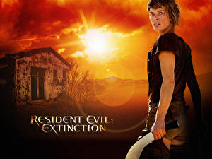 Bureaubladachtergronden Resident Evil (film) Resident Evil: Extinction