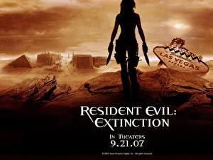 Bakgrundsbilder på skrivbordet Resident Evil (film) Resident Evil: Extinction film