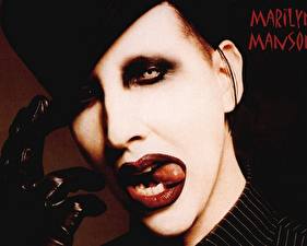 Bakgrundsbilder på skrivbordet Marilyn Manson