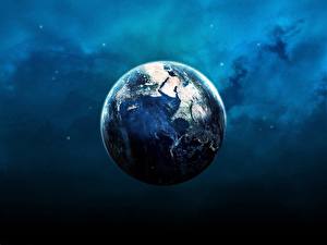 Bakgrunnsbilder Planeter Jorda Verdensrommet