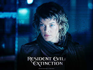 Bureaubladachtergronden Resident Evil (film) Resident Evil: Extinction Milla Jovovich Films