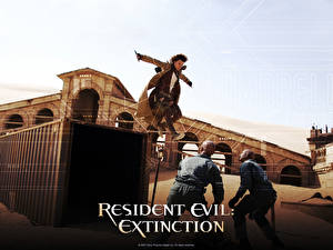 Bureaubladachtergronden Resident Evil (film) Resident Evil: Extinction Milla Jovovich