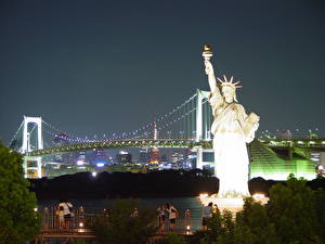 Pictures Bridges USA Statue of Liberty
