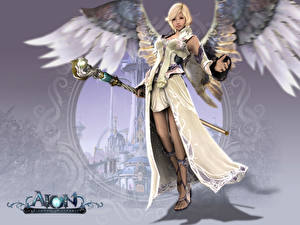 Wallpaper Aion: Tower of Eternity Angel Games