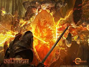 Bureaubladachtergronden The Elder Scrolls The Elder Scrolls IV: Oblivion computerspel