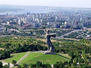 Sfondi desktop La scultura Russia Città