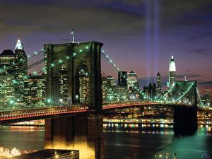 Sfondi desktop Ponte Stati uniti New York Città