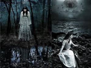 Fotos Gothic Fantasy Fantasy Mädchens