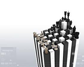 Hintergrundbilder Schach 3D-Grafik