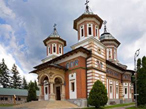Bakgrunnsbilder Tempel Romania Byer