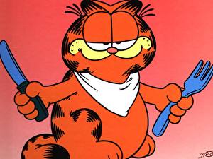 Bureaubladachtergronden Garfield