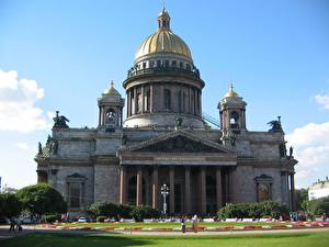 Sfondi desktop Tempio San Pietroburgo Città