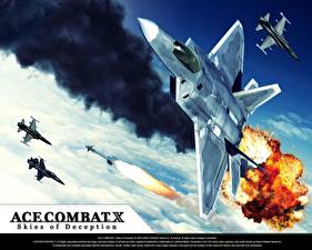 デスクトップの壁紙、、エースコンバットシリーズ、Ace Combat X: Skies of Deception、コンピュータゲーム