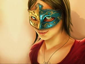 Images Masks Fantasy Girls