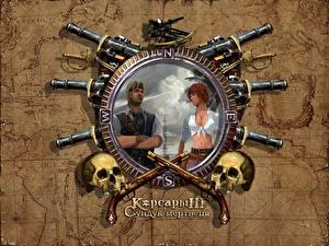 Bakgrundsbilder på skrivbordet Age of Pirates Age of Pirates 3: Caribbean Tales dataspel