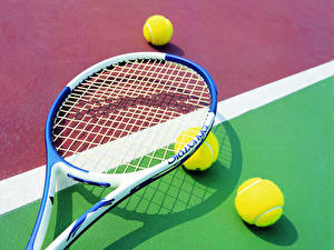 Bakgrundsbilder på skrivbordet Tennis Boll atletisk