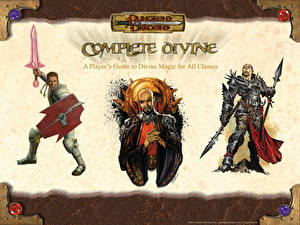 Bakgrundsbilder på skrivbordet Dungeons &amp; Dragons Datorspel
