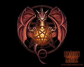Bakgrundsbilder på skrivbordet Dragon Magic Datorspel
