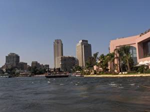 Bakgrundsbilder på skrivbordet Byggnad Egypten  stad
