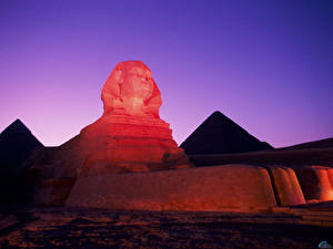 Bureaubladachtergronden Beroemde gebouwen Egypte Piramide Steden