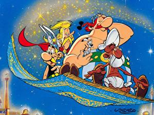 Bakgrundsbilder på skrivbordet Asterix &amp; Obelix