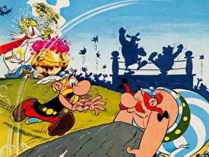 Bakgrundsbilder på skrivbordet Asterix &amp; Obelix