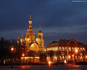 Bakgrunnsbilder Tempel Moskva en by