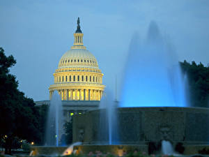 Bureaubladachtergronden Beroemde gebouwen Amerika Washington D.C. een stad